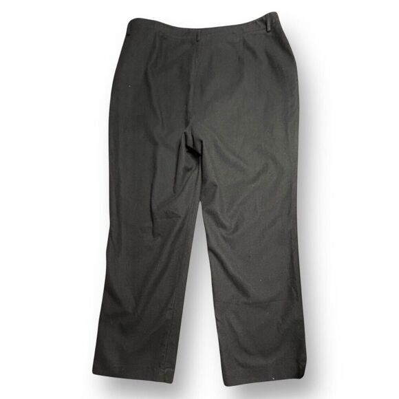 L.L. Bean 18R Black Classic Fit Straight Cotton Lined Preppy Office Winter NWT - Picture 3 of 8